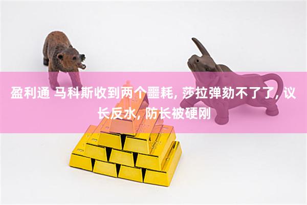 盈利通 马科斯收到两个噩耗, 莎拉弹劾不了了, 议长反水, 防长被硬刚